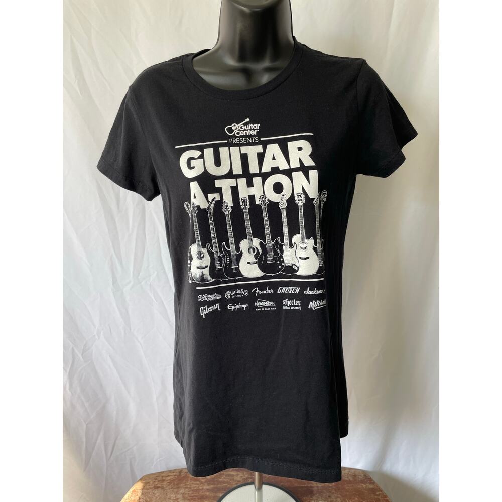 Guitar Center Guitar-A-Thon Women’s Black Tee M